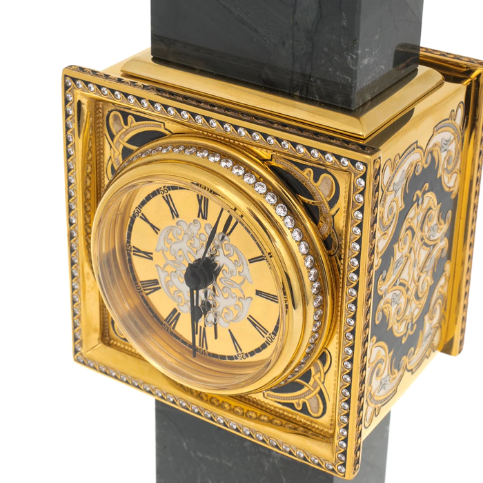 Jasper mantel clock "Big Ben"
