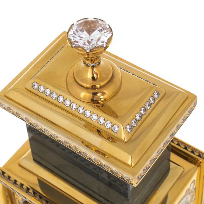 Jasper mantel clock "Big Ben"