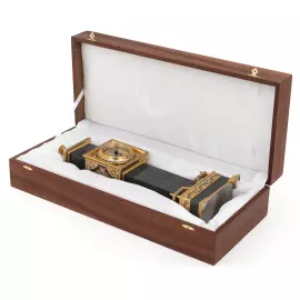 Каминные часы из яшмы "Биг-Бен"