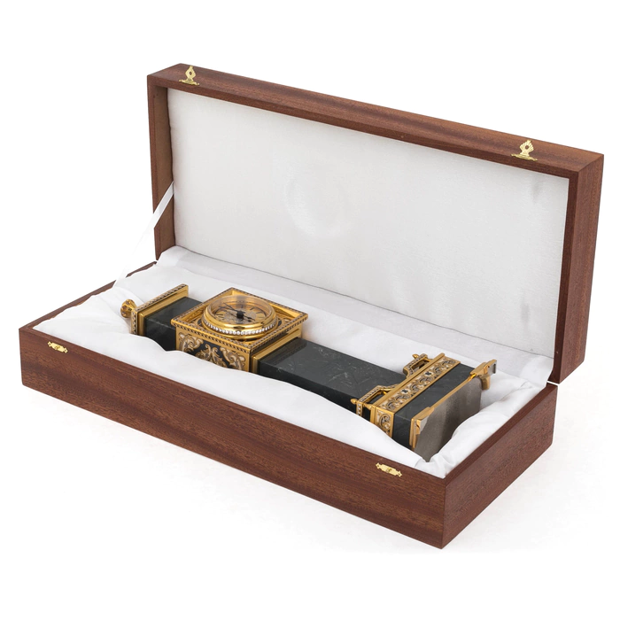 Jasper mantel clock "Big Ben"