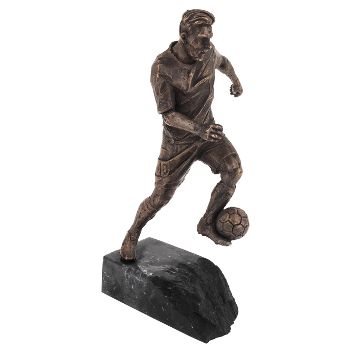 Bronze statuette of Lionel Messi