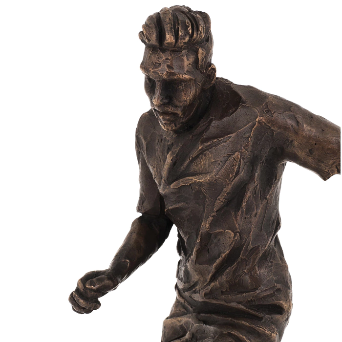 Bronze statuette of Lionel Messi