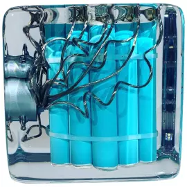 Арт-объект в эпоксидной смоле "Время" размер L