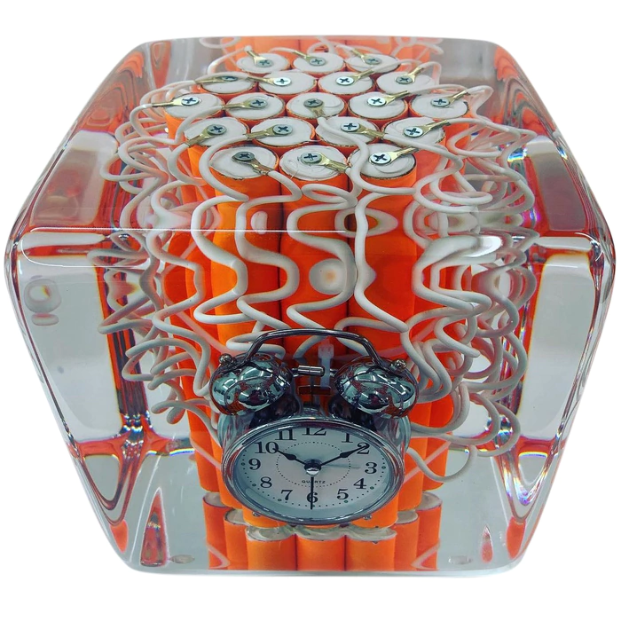 Art object in epoxy resin "Time" size L