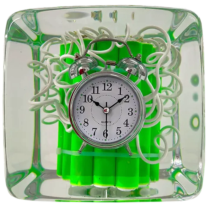 Art object in epoxy resin "Time" size L