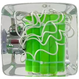 Арт-объект в эпоксидной смоле "Время" размер L