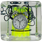 Art object in epoxy resin "Time" size L