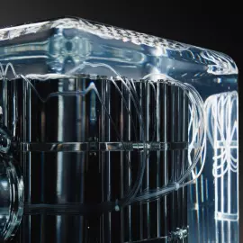 Art object in epoxy resin "Time" size S