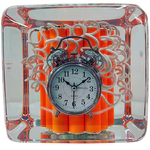 Art object in epoxy resin "Time" size S