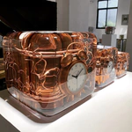 Art object in epoxy resin "Time" size S
