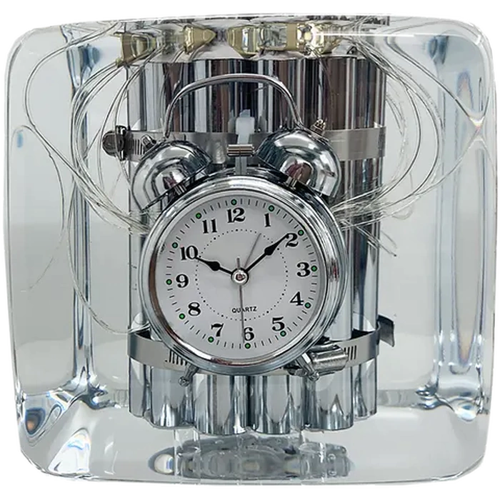 Art object in epoxy resin "Time" size S