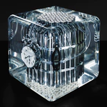 Art object in epoxy resin "Time" size M