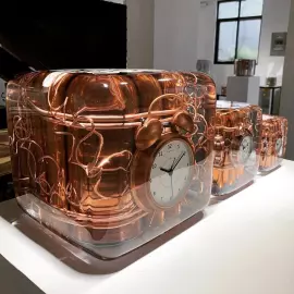 Art object in epoxy resin "Time" size M