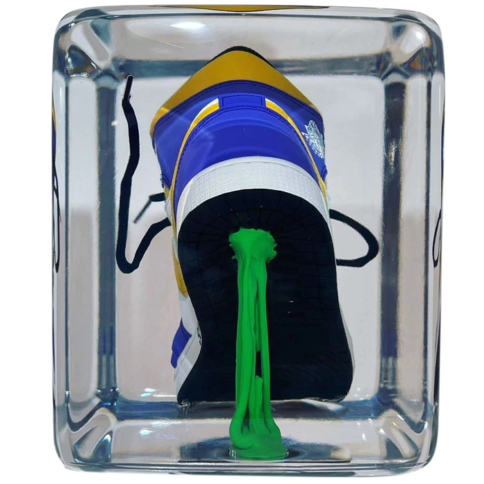 An art object in epoxy resin "Air Jordan"