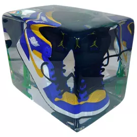 An art object in epoxy resin "Air Jordan"