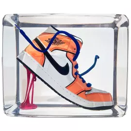 An art object in epoxy resin "Air Jordan"