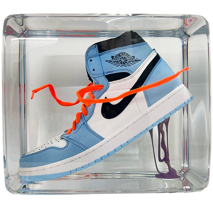 An art object in epoxy resin "Air Jordan"
