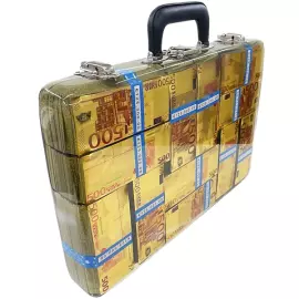 The Euro Suitcase epoxy resin art object