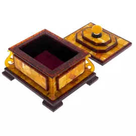 Шкатулка из янтаря "Антик"