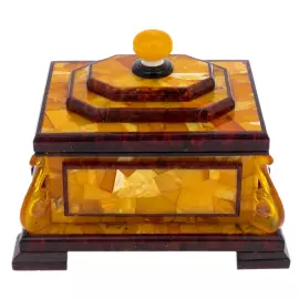 Шкатулка из янтаря "Антик"