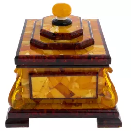 Шкатулка из янтаря "Антик"
