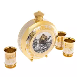 Hunting set "Bear hunting" small, for 3 persons, Zlatoust