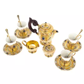 Renaissance coffee set for 4 persons, Zlatoust