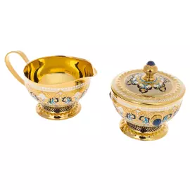 Renaissance coffee set for 4 persons, Zlatoust