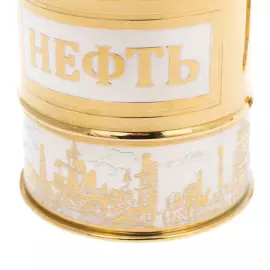 Набор для водки на 3 персоны "Нефть" Златоуст