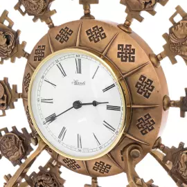 Авторская скульптура из бронзы "Колесница золотого тельца"