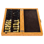 Шахматы из карельской березы "Готика" малые