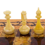 Шахматы из карельской березы "Готика" малые