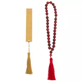 Koran on a stand "The Way of Wisdom" with a bookmark and rosary, Zlatoust