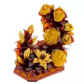 Икебана из янтаря "Луна"