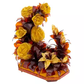 Икебана из янтаря "Луна"