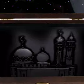 Набор подарочный "Баракат" с кораном и четками, светлый