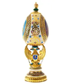 Яйцо "Ажурное" с портретом Петра I