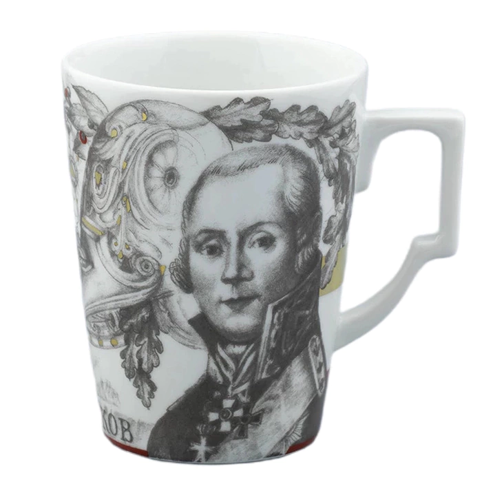 Tea couple "Commanders of Russia: Fyodor Ushakov" the Grand uniform, in a gift box