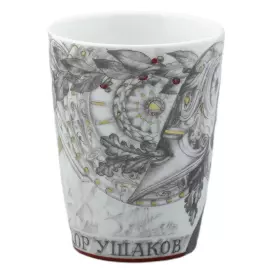 Чайная пара "Полководцы России: Федор Ушаков" форма Гранд, в подарочной упаковке