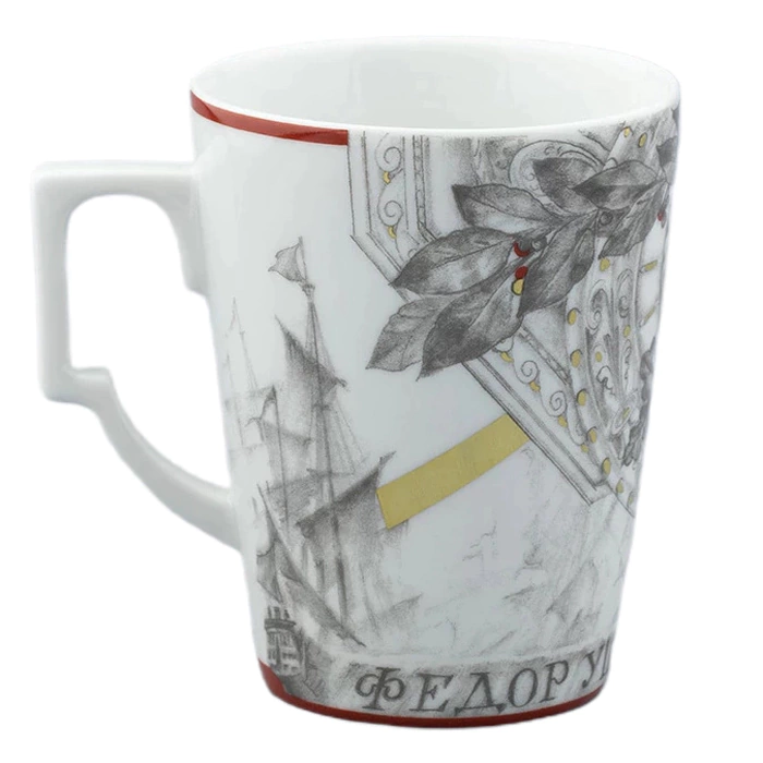 Tea couple "Commanders of Russia: Fyodor Ushakov" the Grand uniform, in a gift box