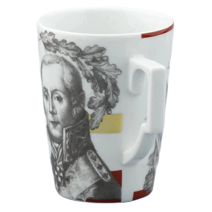 Tea couple "Commanders of Russia: Fyodor Ushakov" the Grand uniform, in a gift box