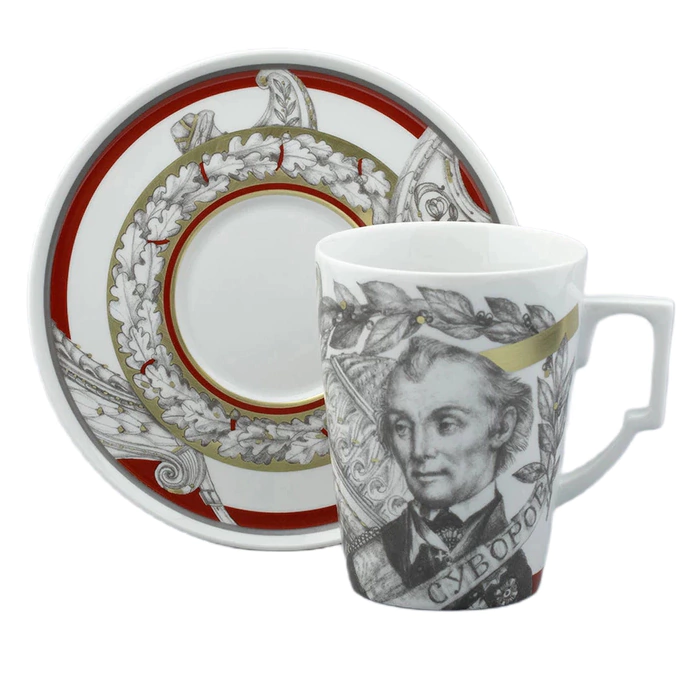 Tea steamer "Generals of Russia: Alexander Suvorov" Grand uniform, gift wrapped