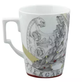 Чайная пара "Полководцы России: Александр Суворов" форма Гранд, в подарочной упаковке