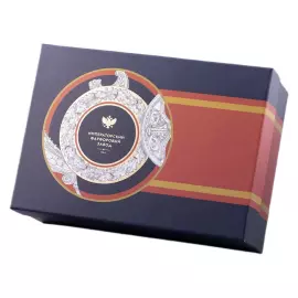 Чайная пара "Полководцы России: Александр Суворов" форма Гранд, в подарочной упаковке