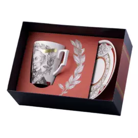 Чайная пара "Полководцы России: Александр Суворов" форма Гранд, в подарочной упаковке