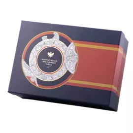 Чайная пара "Полководцы России: Михаил Кутузов" форма Гранд, в подарочной упаковке