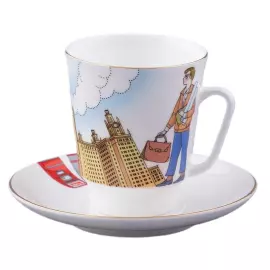 Кофейная пара "Университет" форма Майская