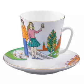 Кофейная пара "Парк Зарядье" форма Майская