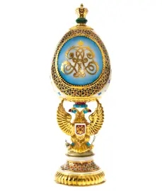 Яйцо "Ажурное" с портретом Петра I
