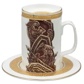 Чайная пара "Слава Веков" форма Топ, в подарочной упаковке